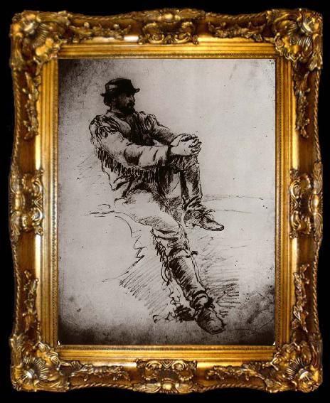 framed  Cary, William River Man, ta009-2